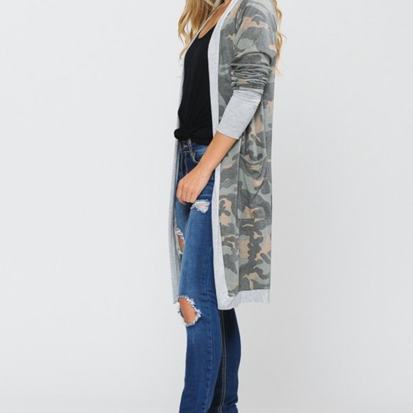 Camo print cardigan - Picture 4 of 4